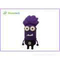 4gb / 8gb Soft Rubber Cute Cartoon Usb Flash Drive Purple For Children
